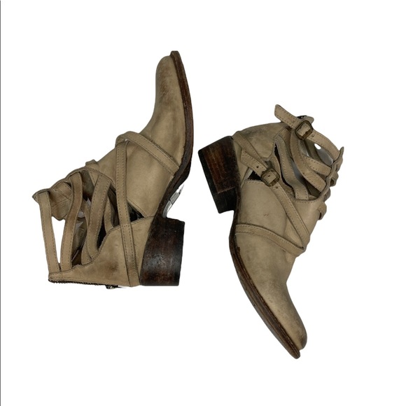 Last Chance….Freebird by Steven Stair Booties in Taupe 6 - Picture 10 of 15